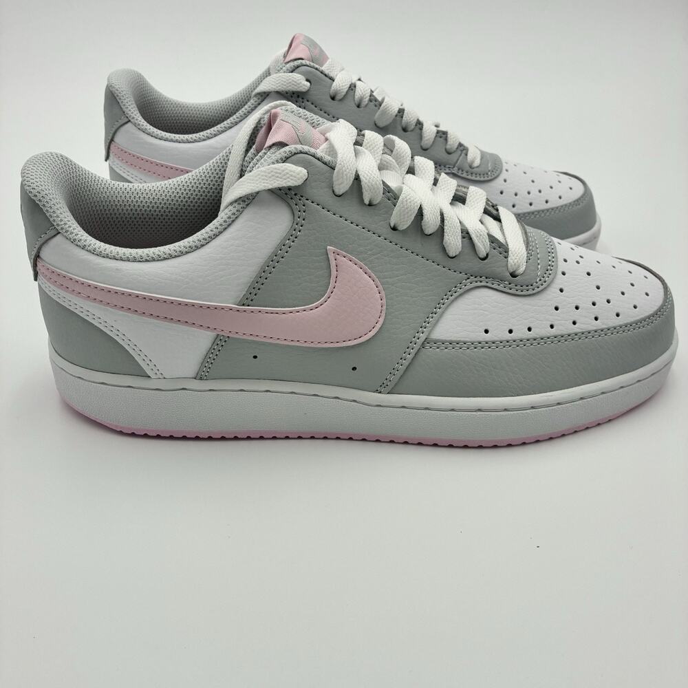 Nike Court Vision Low Women’s 9.5 Platinum Pink White Sneakers